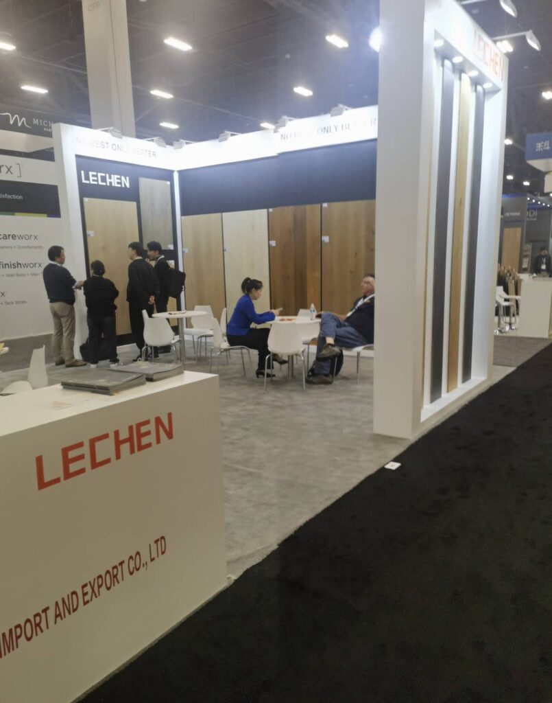 Day 1 at The International Surface Event (TISE) : SURFACES | StonExpo | Tile Expo is in full swing! Stop by our booth and checkout our Lechen Flooring!